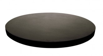 Plateau de table rond mélaminé noir - Devis sur Techni-Contact.com - 2