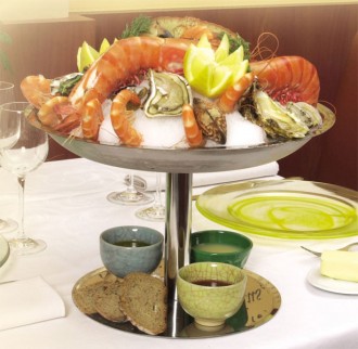 Plateau pour fruits de mer diamètre 36 cm - Devis sur Techni-Contact.com - 1