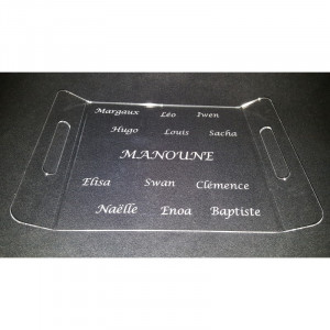 Plateau rectangulaire en plexi - Devis sur Techni-Contact.com - 2