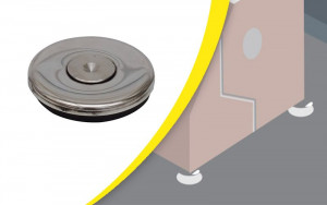 Platine antivibration en inox - Devis sur Techni-Contact.com - 1