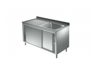 Plonge inox sur meuble  900mm de hauteur  - Devis sur Techni-Contact.com - 2