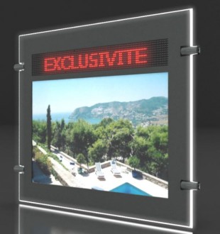 Porte affiche LED dynamique double face - Devis sur Techni-Contact.com - 4