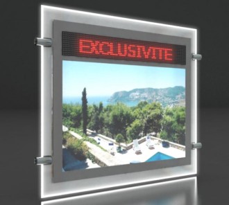 Porte affiche LED dynamique journal lumineux - Devis sur Techni-Contact.com - 2