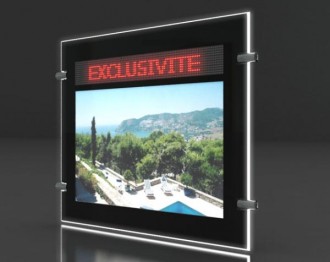 Porte-affiche Led dynamique recto-verso - Devis sur Techni-Contact.com - 2