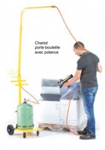 Porte bouteille avec potence - Devis sur Techni-Contact.com - 1