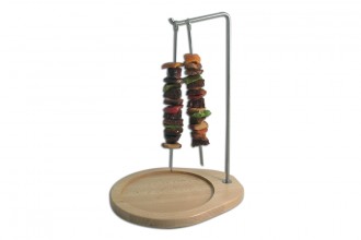 Porte brochettes à plateau bois - Devis sur Techni-Contact.com - 2