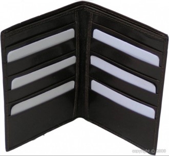 Porte-cartes masculin en cuir noir - Devis sur Techni-Contact.com - 2