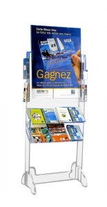 Porte-catalogues A4 sur pied - Devis sur Techni-Contact.com - 1