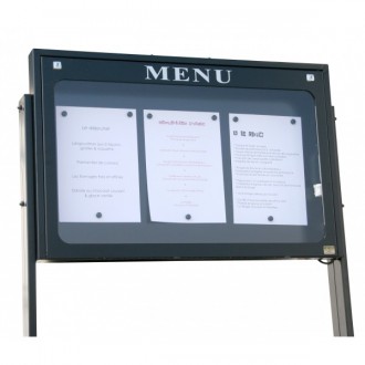 Porte menu lubéron - Devis sur Techni-Contact.com - 1