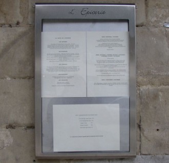 Porte-menu mural 4 feuilles A4 - Devis sur Techni-Contact.com - 1