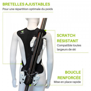 Porte-skis dorsal - Devis sur Techni-Contact.com - 6