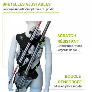 Porte-skis double - Devis sur Techni-Contact.com - 5