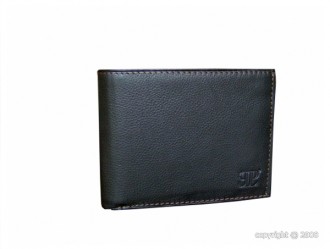 Portefeuille homme en cuir marron - Devis sur Techni-Contact.com - 1