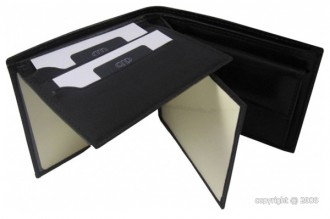 Portefeuille noir en cuir de vachette - Devis sur Techni-Contact.com - 2