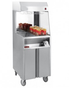 Poste de salage frites en acier inoxydable - Devis sur Techni-Contact.com - 1