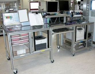 Poste de travail roulant en aluminium - Devis sur Techni-Contact.com - 2