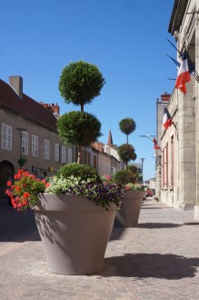 Pot de fleur rond grande taille - Devis sur Techni-Contact.com - 1