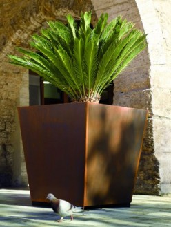 Pot en corten carré - Devis sur Techni-Contact.com - 3