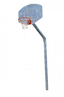 Poteau de basket de rue simple - Devis sur Techni-Contact.com - 1