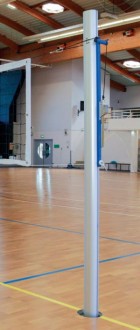 Poteaux de volley en aluminium pour compétition - Devis sur Techni-Contact.com - 1