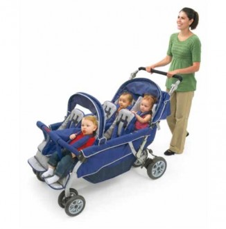 Poussette pour 4 ou 6 enfants - Devis sur Techni-Contact.com - 1