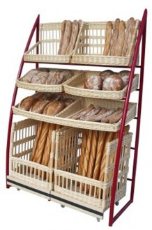 Présentoir pour pain en osier - Devis sur Techni-Contact.com - 1