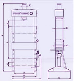 Presse verticale hydraulique manuelle - Devis sur Techni-Contact.com - 2