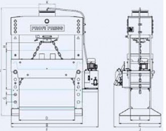 Presse verticale hydraulique motorisée - Devis sur Techni-Contact.com - 2