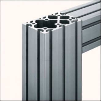 Profilé aluminium 8 120x80 naturel - Devis sur Techni-Contact.com - 1
