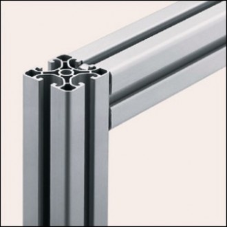 Profilé aluminium 8 40x40 E naturel - Devis sur Techni-Contact.com - 1