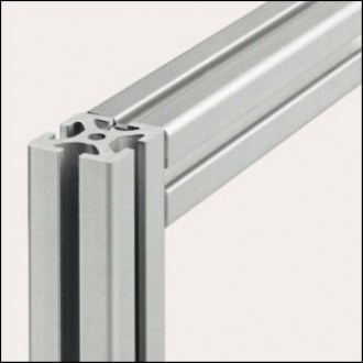 Profilé aluminium 8 40x40 naturel - Devis sur Techni-Contact.com - 1