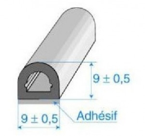 Profilés cellulaires avec adhésifs en EPDM - Devis sur Techni-Contact.com - 1