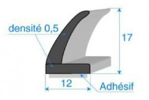 Profilés cellulaires avec adhésifs en EPDM - Devis sur Techni-Contact.com - 3