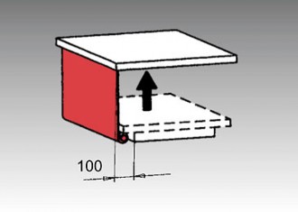 Protection latérale en PVC à enrouler pour table élévatrice - Devis sur Techni-Contact.com - 1