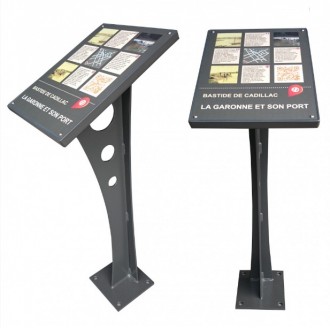 Pupitre d'information en aluminium - Devis sur Techni-Contact.com - 2