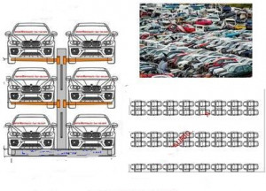Rack voitures pour casse automobile - Devis sur Techni-Contact.com - 1