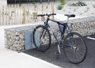 Range vélos gabion frontal - Devis sur Techni-Contact.com - 2