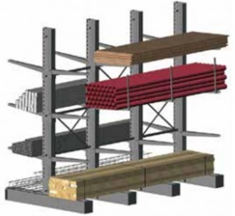 Rayonnage cantilever en extérieur - Devis sur Techni-Contact.com - 3