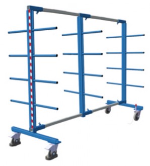 Rayonnage cantilever mobile - Devis sur Techni-Contact.com - 4