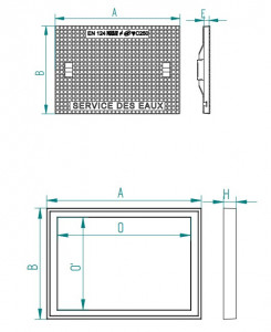 Regard en fonte rectangulaire B 125 - Devis sur Techni-Contact.com - 4