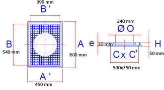 Regard pour citerne en fonte C 250 - Devis sur Techni-Contact.com - 2