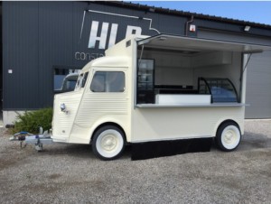 Remorque food truck HY double essieu   - Devis sur Techni-Contact.com - 1