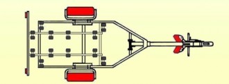 Remorque porte bateau à moteur 800 kg - Devis sur Techni-Contact.com - 3