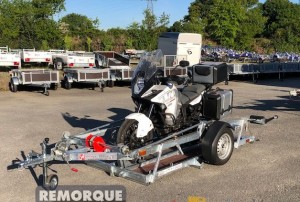 Remorque porte-moto grosses cylindrées  - Devis sur Techni-Contact.com - 1