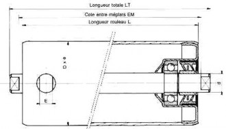 Rouleaux convoyeur à axe - Devis sur Techni-Contact.com - 1