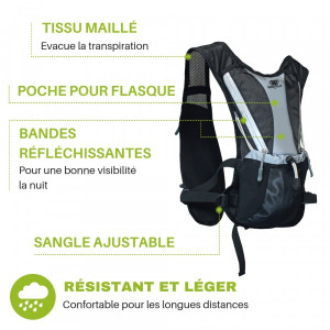 Sac hydratation 6 poches - Devis sur Techni-Contact.com - 2