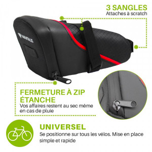 Sacoche selle pour vélo - Devis sur Techni-Contact.com - 3