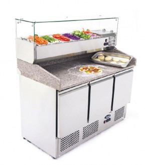 Saladette en inox à 3 portes - Devis sur Techni-Contact.com - 1