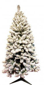 Sapin de Noël floqué 240cm - Devis sur Techni-Contact.com - 1