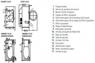 Sèche linge industriel 35 Kg - Devis sur Techni-Contact.com - 2